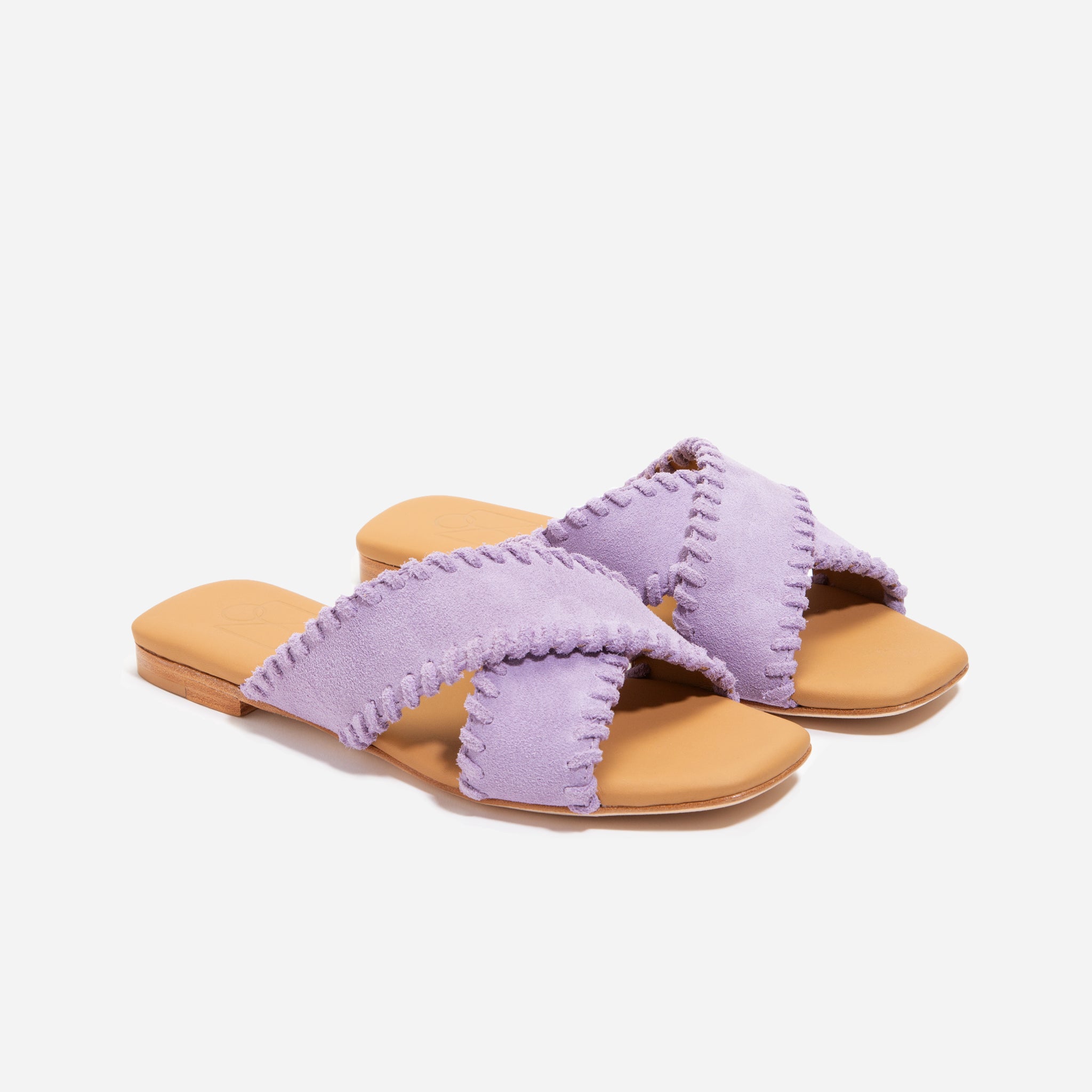 Catalina Sandal Whipstitch Lilac – Nisolo