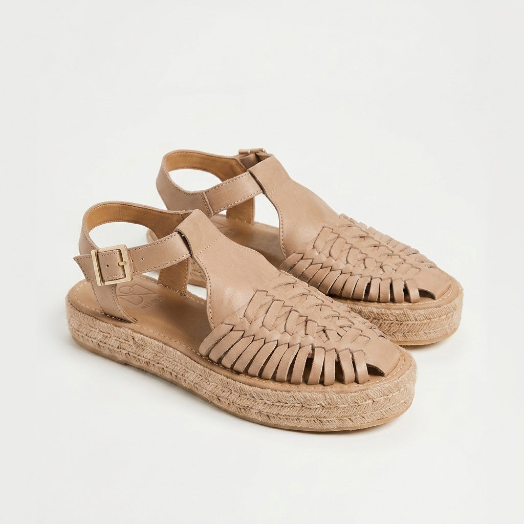 Almond Snake Women's Huarache 2.0 Sandal | Nisolo