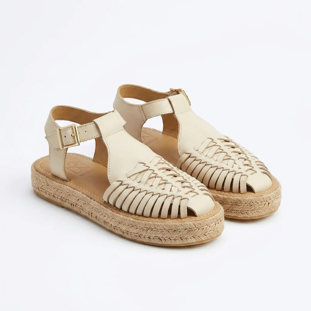 Almond Snake Women's Huarache 2.0 Sandal | Nisolo