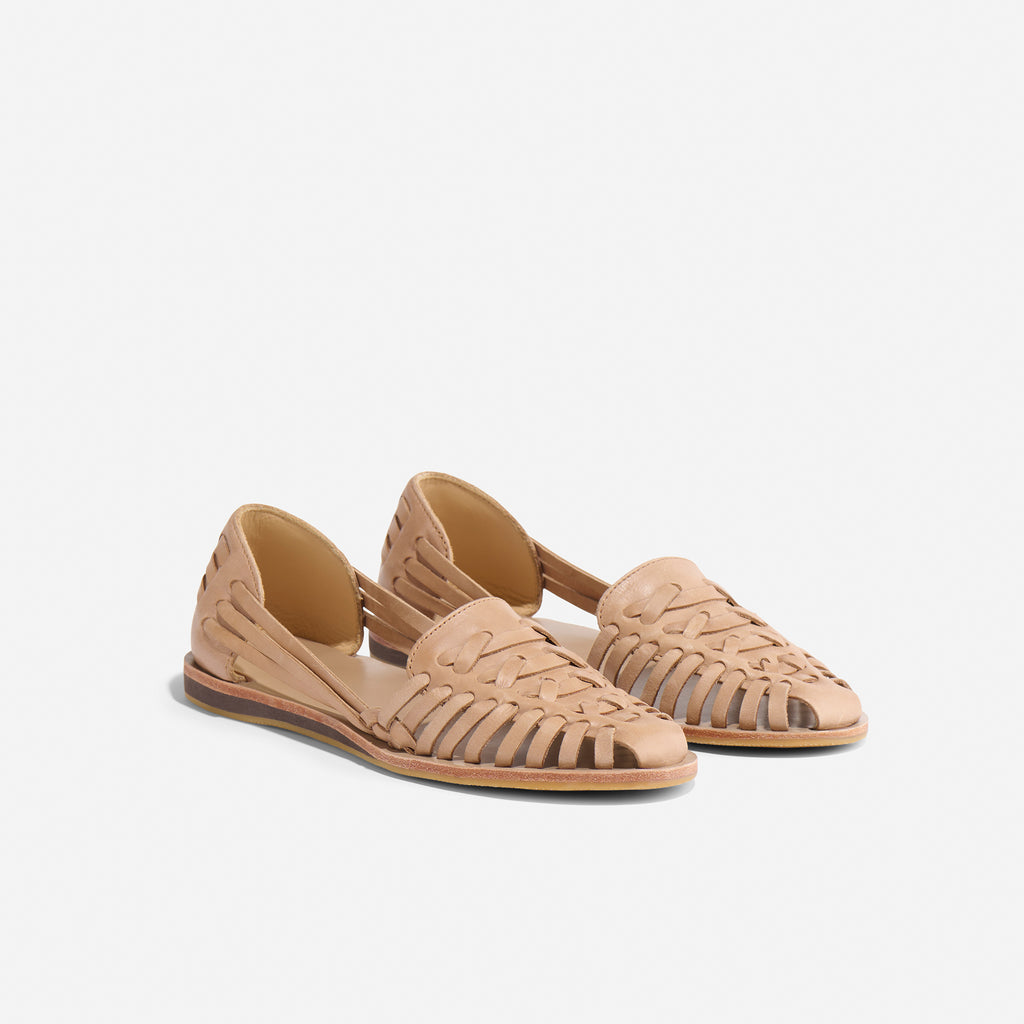 Almond Women's Huarache Sandal | Nisolo