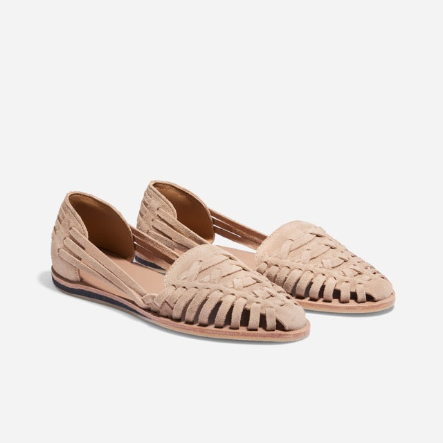 Women's Huarache Sandal Linen Suede
