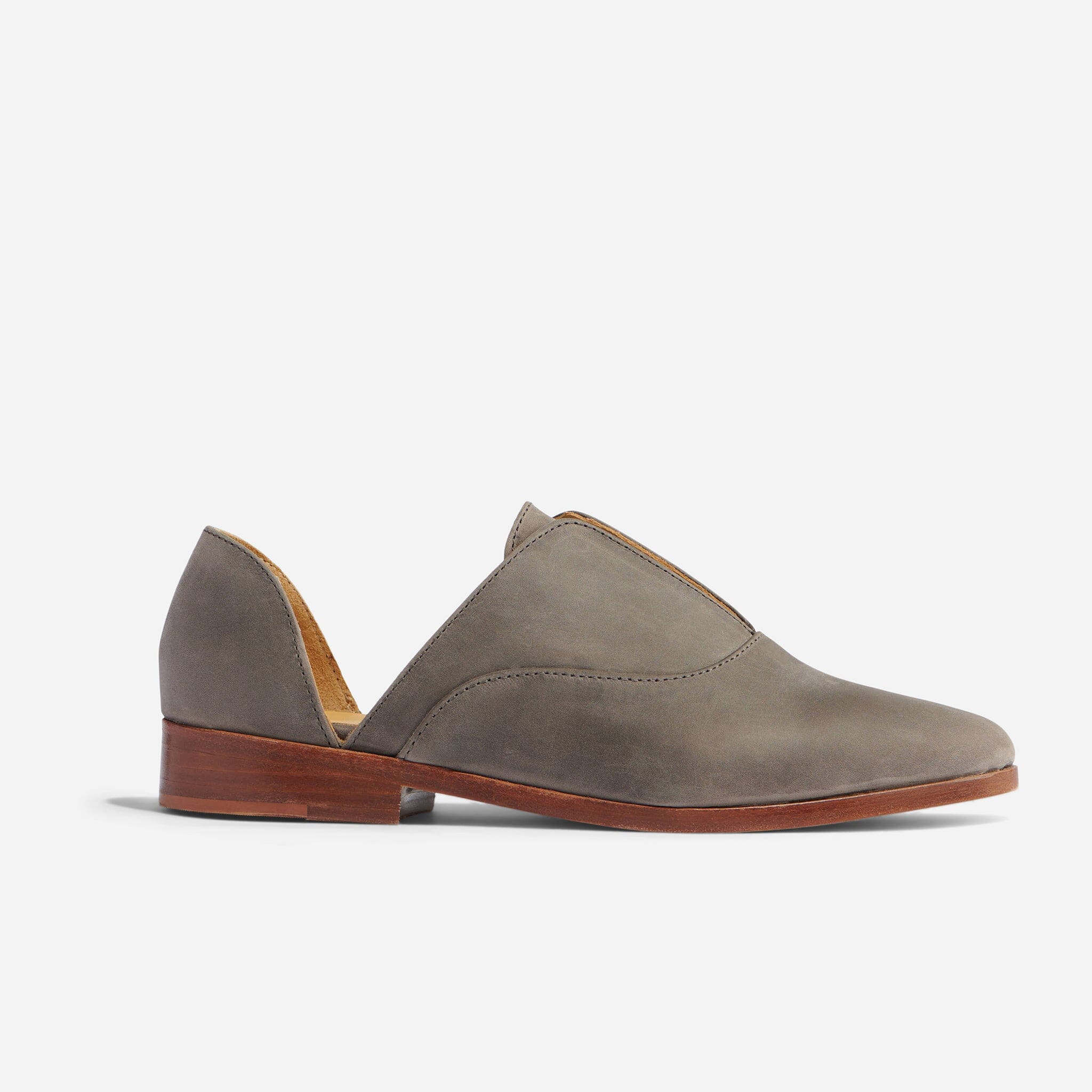 Emma d'Orsay Oxford Grey Women's Leather Oxford Nisolo 