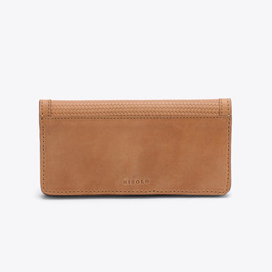Classic Wallet Woven Almond Women's Leather Wallet Nisolo 