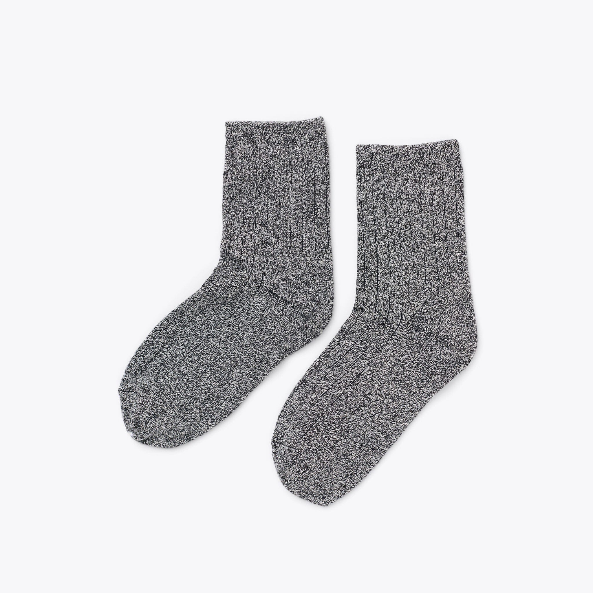 Organic Cotton Herringbone Toe Liner Socks