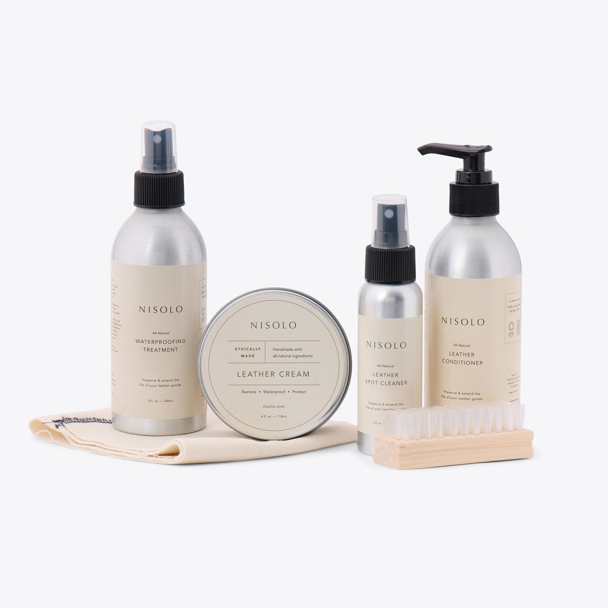 Leather Care Kit for Smooth and Suede/Nubuck Leather
