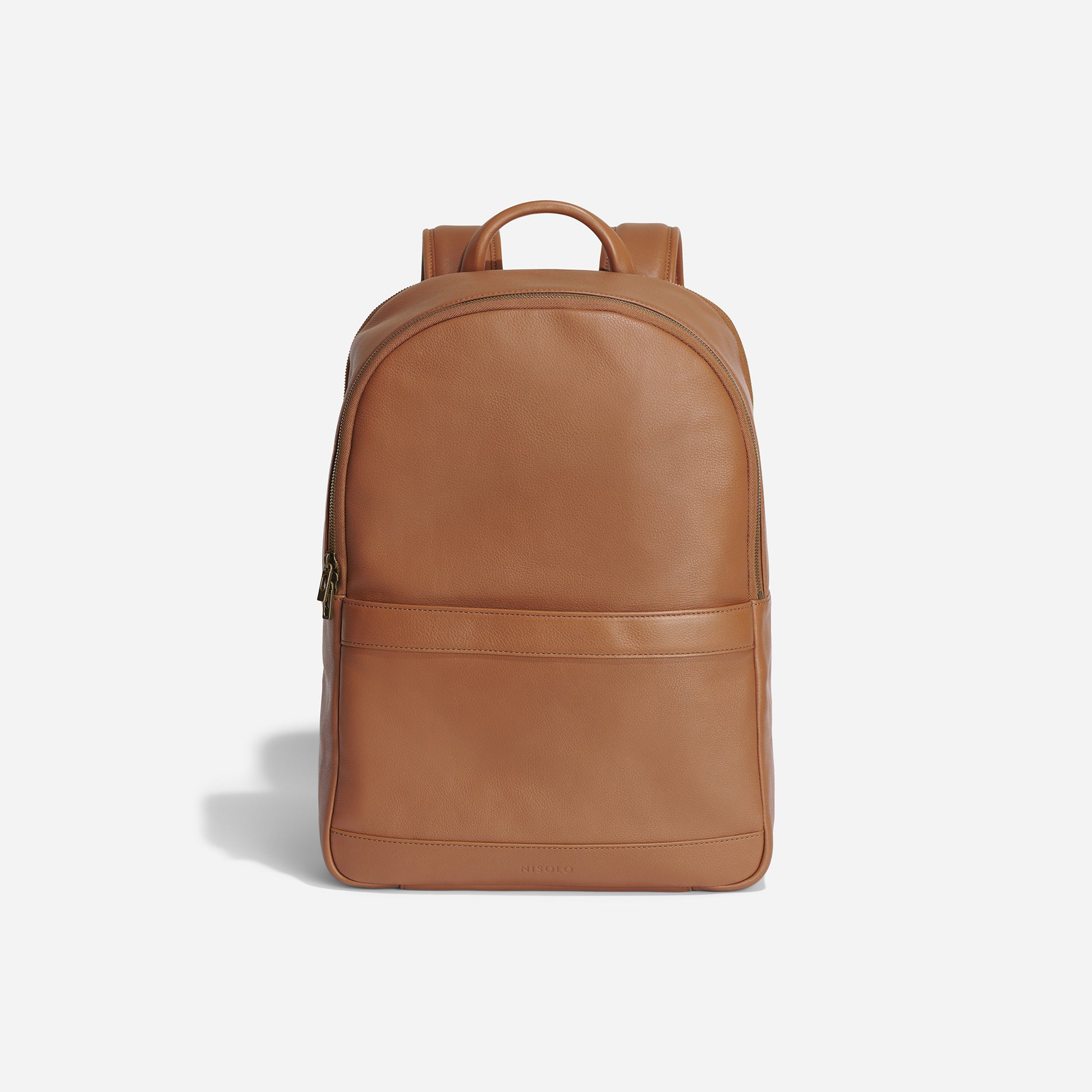 caramel leather backpack purse Nisolo | Unisex | Alex Commuter Backpack