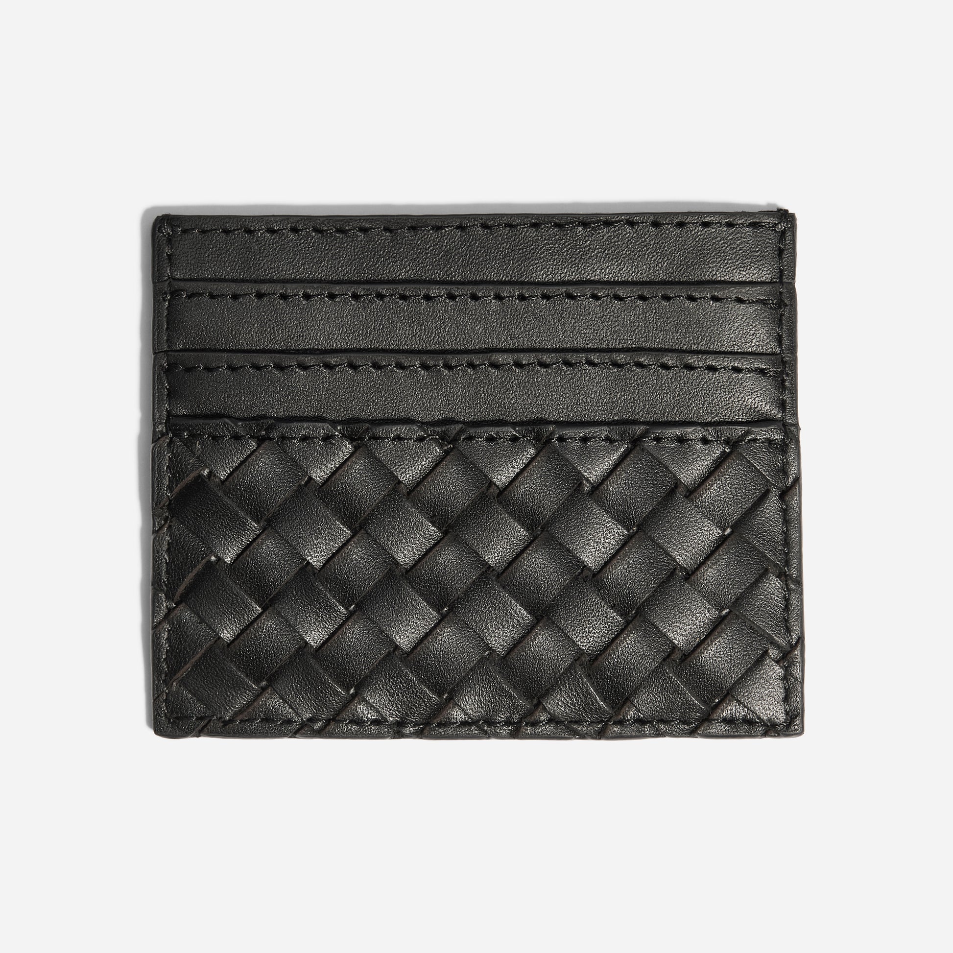 Nisolo | Unisex | Woven Card Holder | Black Nisolo | Unisex | Woven Card Holder | Black
