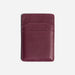 Nico Card Case Wallet Plum Leather Card Case Nisolo 