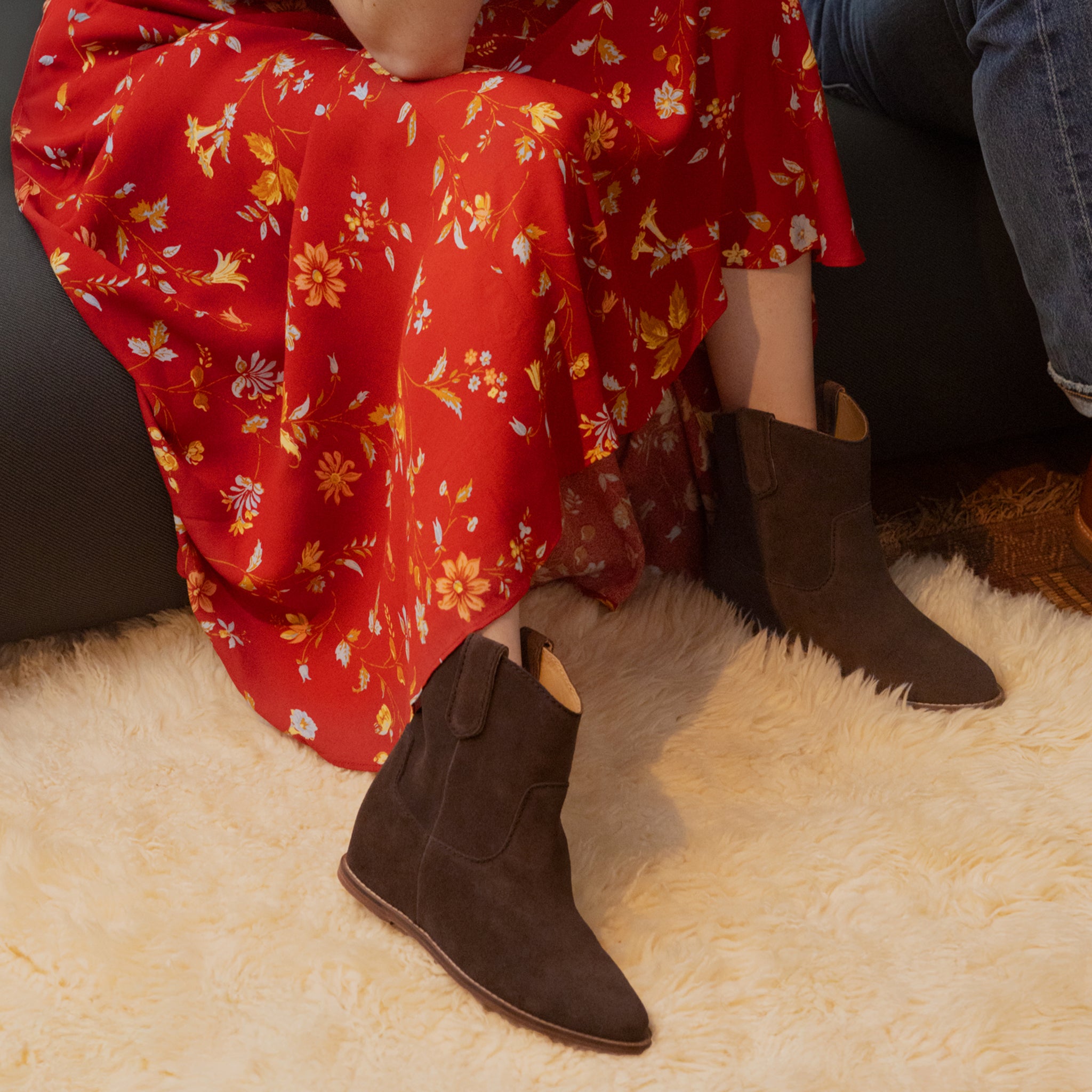 Amaya Bootie Black Suede