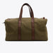 Luis Weekender Forest Green Canvas Bag Nisolo 