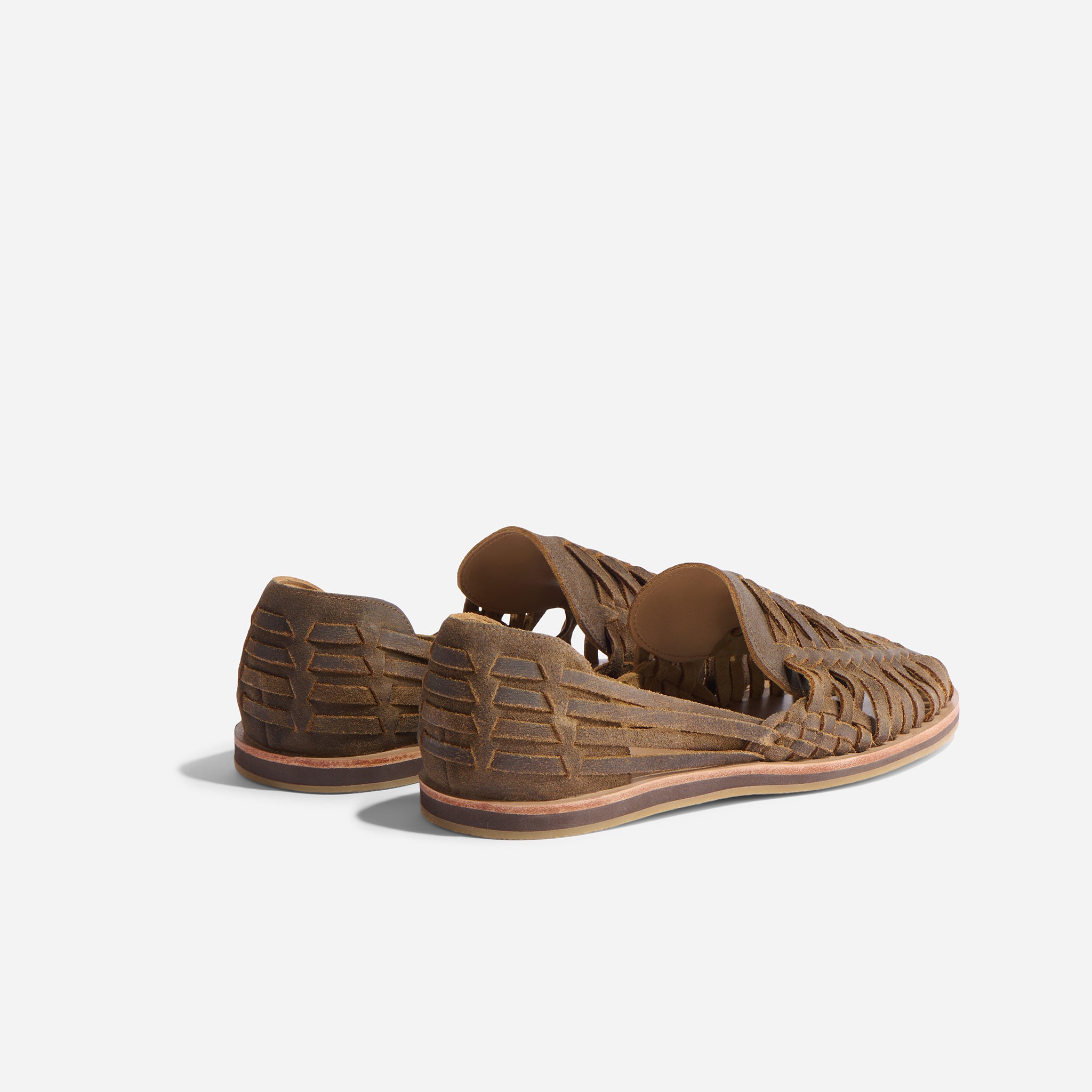 Men's Huarache Sandal Waxed Brown