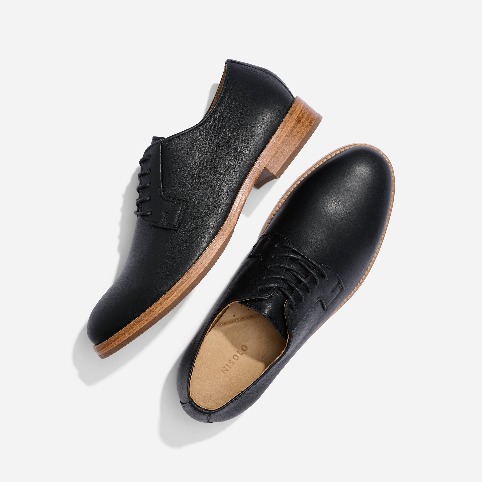 Nisolo | Men's Rey Everyday Derby | Black