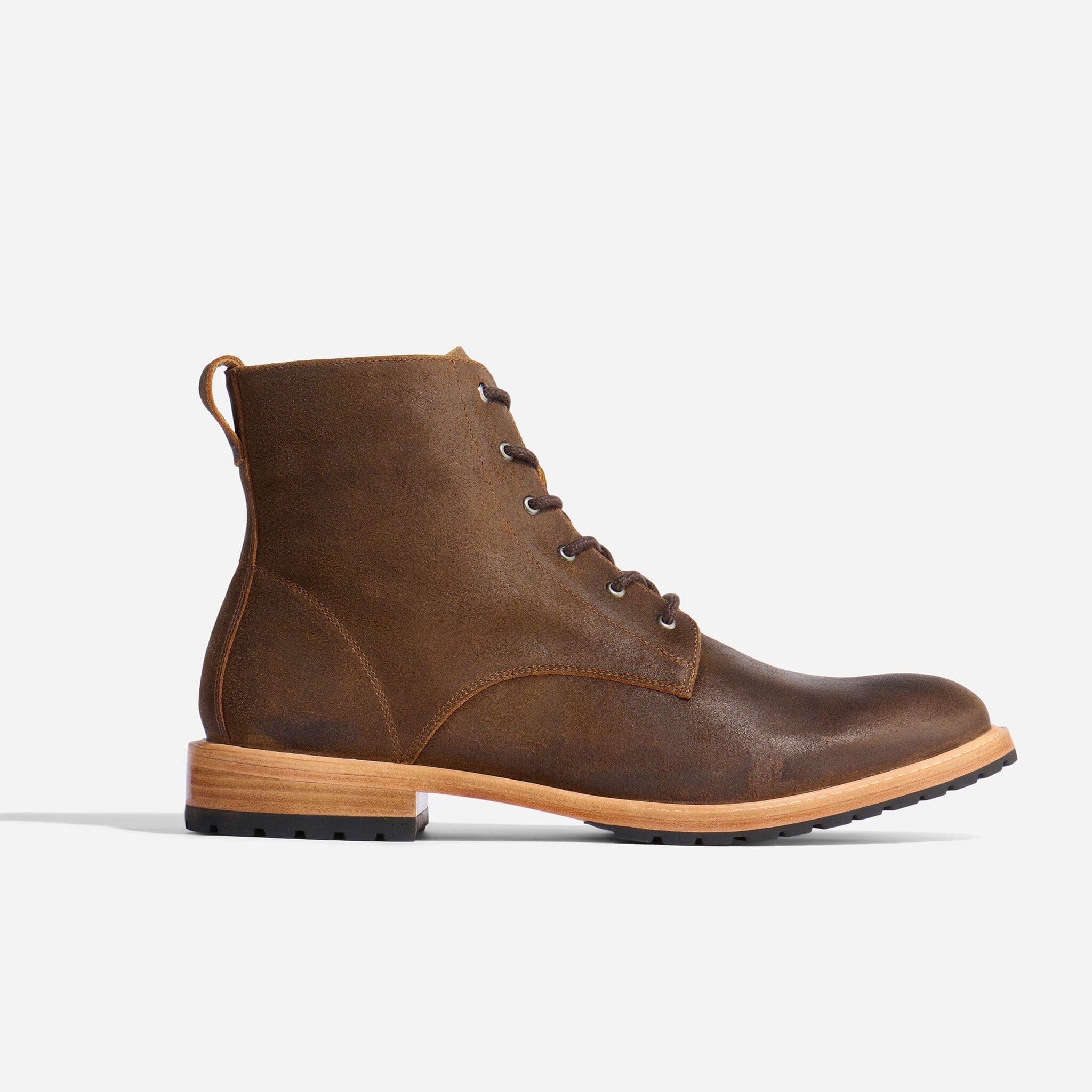 Martin All-Weather Boot Waxed Brown Nisolo 
