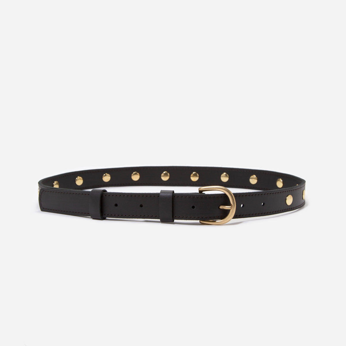 Noemi Studded Belt Black – Nisolo