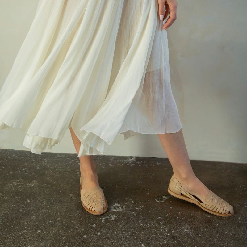 Almond Women's Huarache Sandal | Nisolo