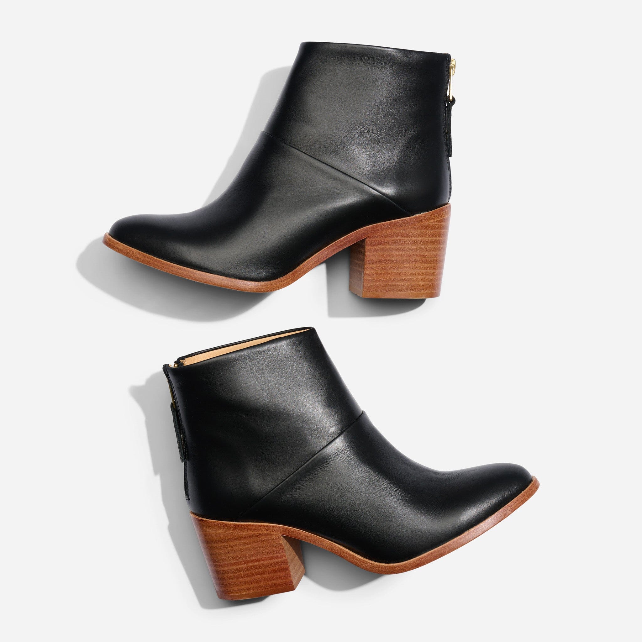 Best Flat Black Leather Ankle Boots for Women: Low-Heel Black Booties