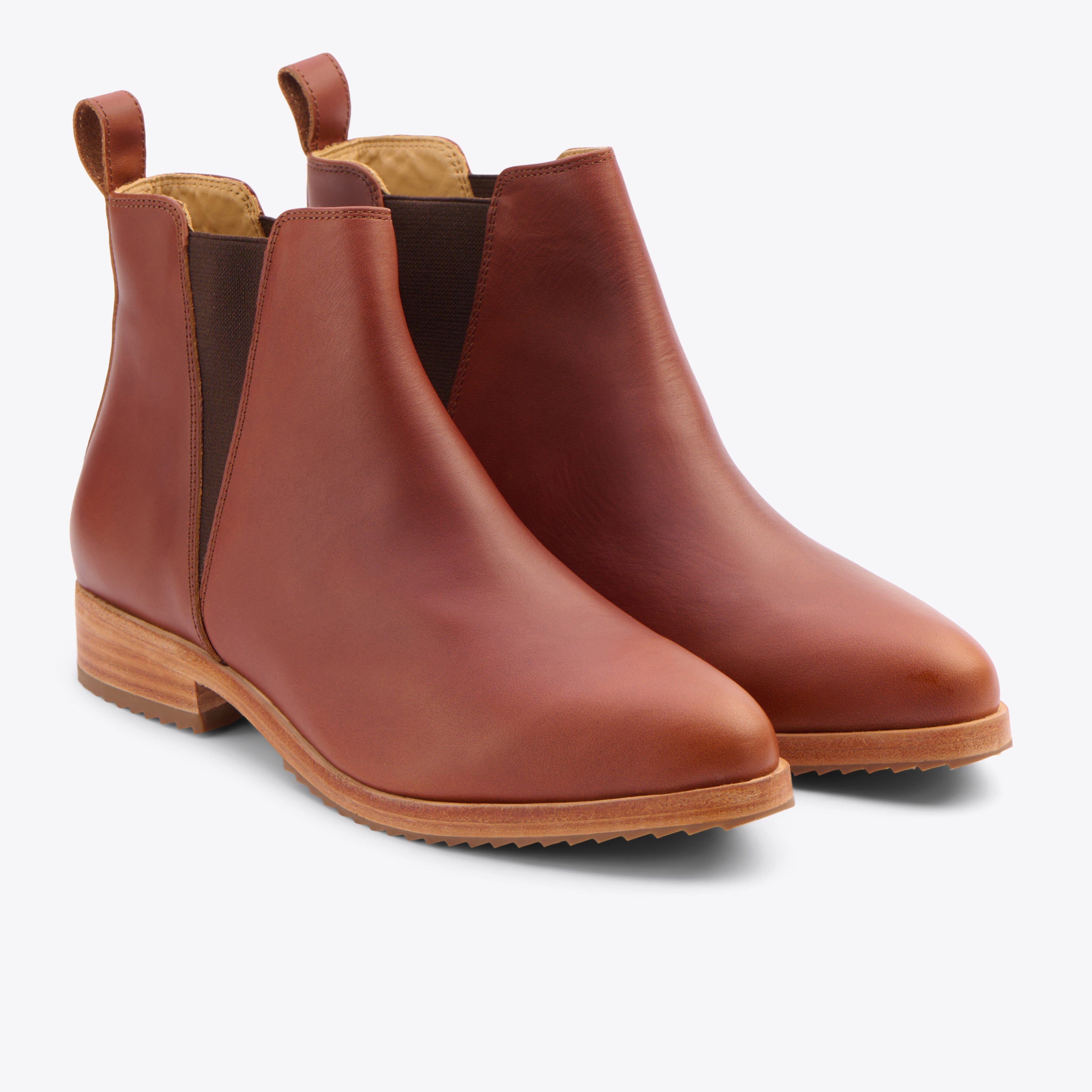 Classic Chelsea Boot Brandy Women's Leather Boot Nisolo 
