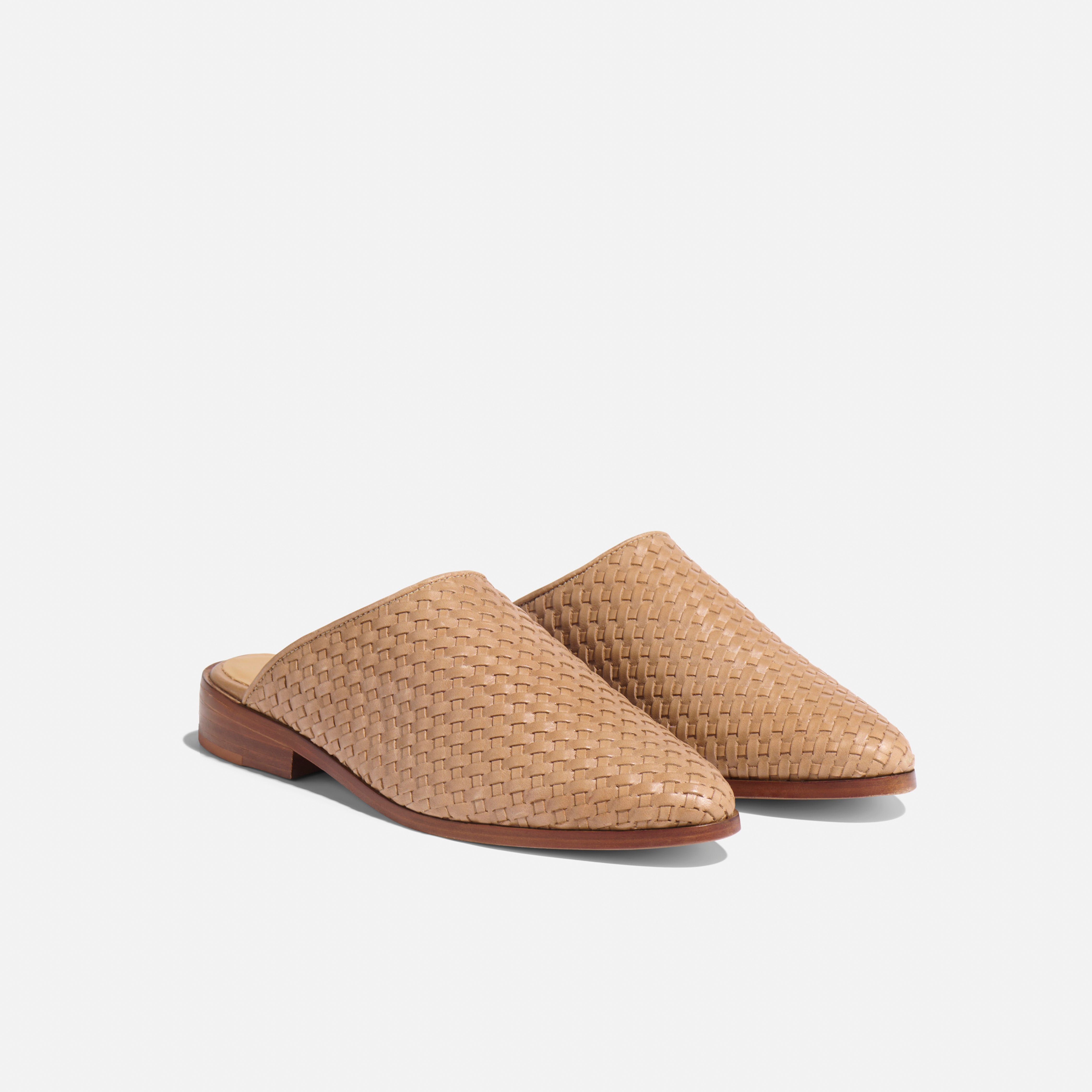 Women's Mule Woven Almond