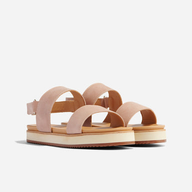 Go-To Flatform Sandal Desert Rose Women's Leather Sandal Nisolo 