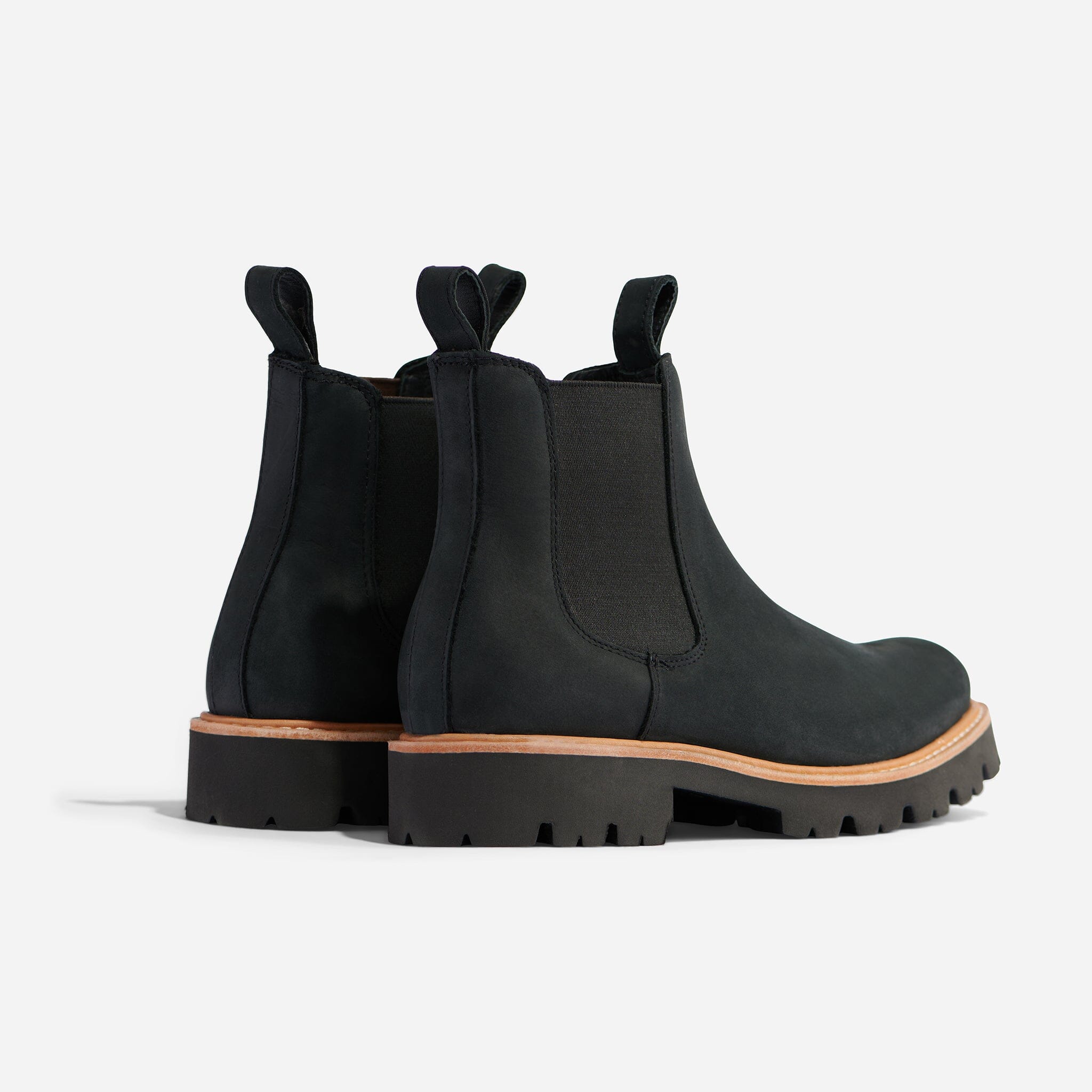 Go-To Lug Chelsea Boot Black Women's Leather Boot Nisolo 