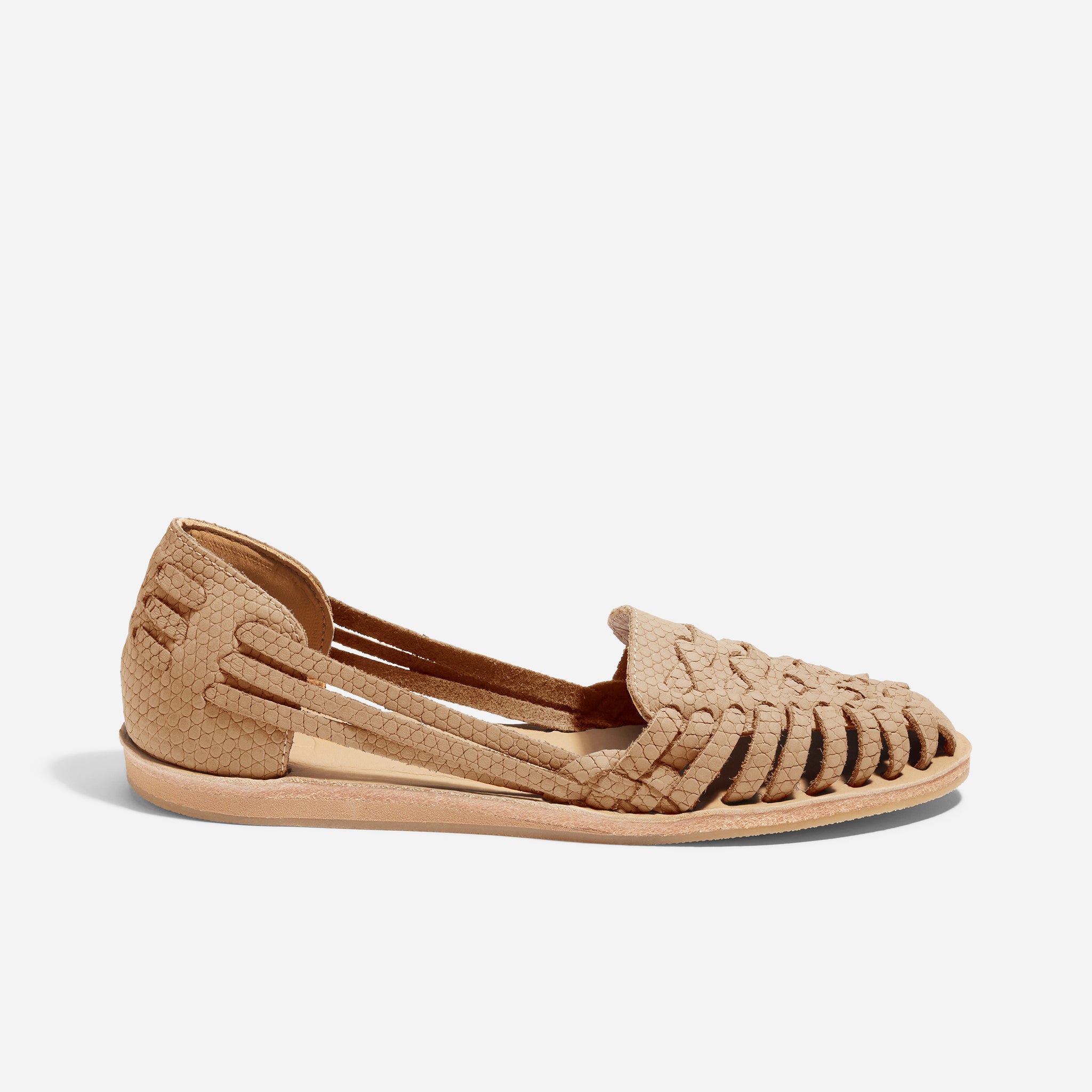 Almond Snake Women's Huarache 2.0 Sandal | Nisolo