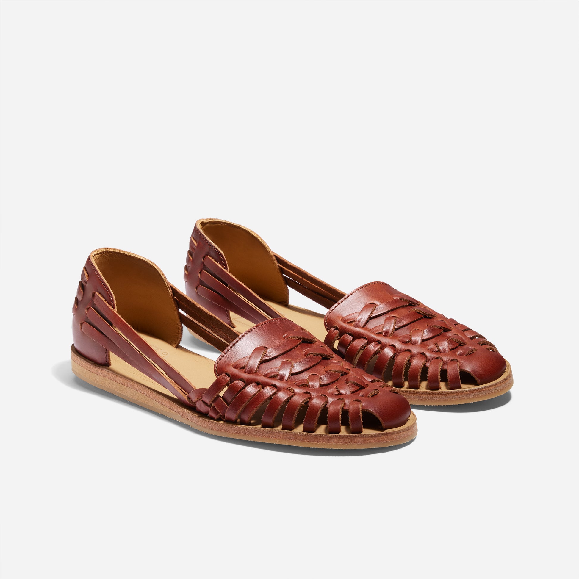 Nisolo Women's Huarache Sandal 2.0 Brandy Size 6 Nisolo Women's Huarache Sandal 2.0 Brandy Size 6