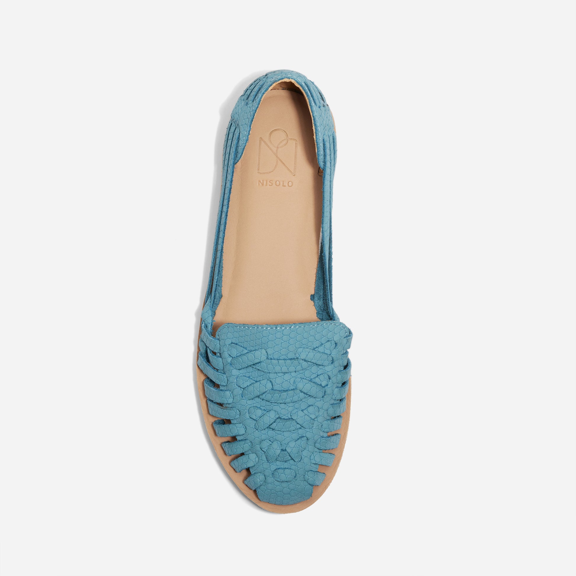 Caribbean Blue Women's Huarache 2.0 Sandal | Nisolo 7 Caribbean Blue Women's Huarache 2.0 Sandal | Nisolo 7