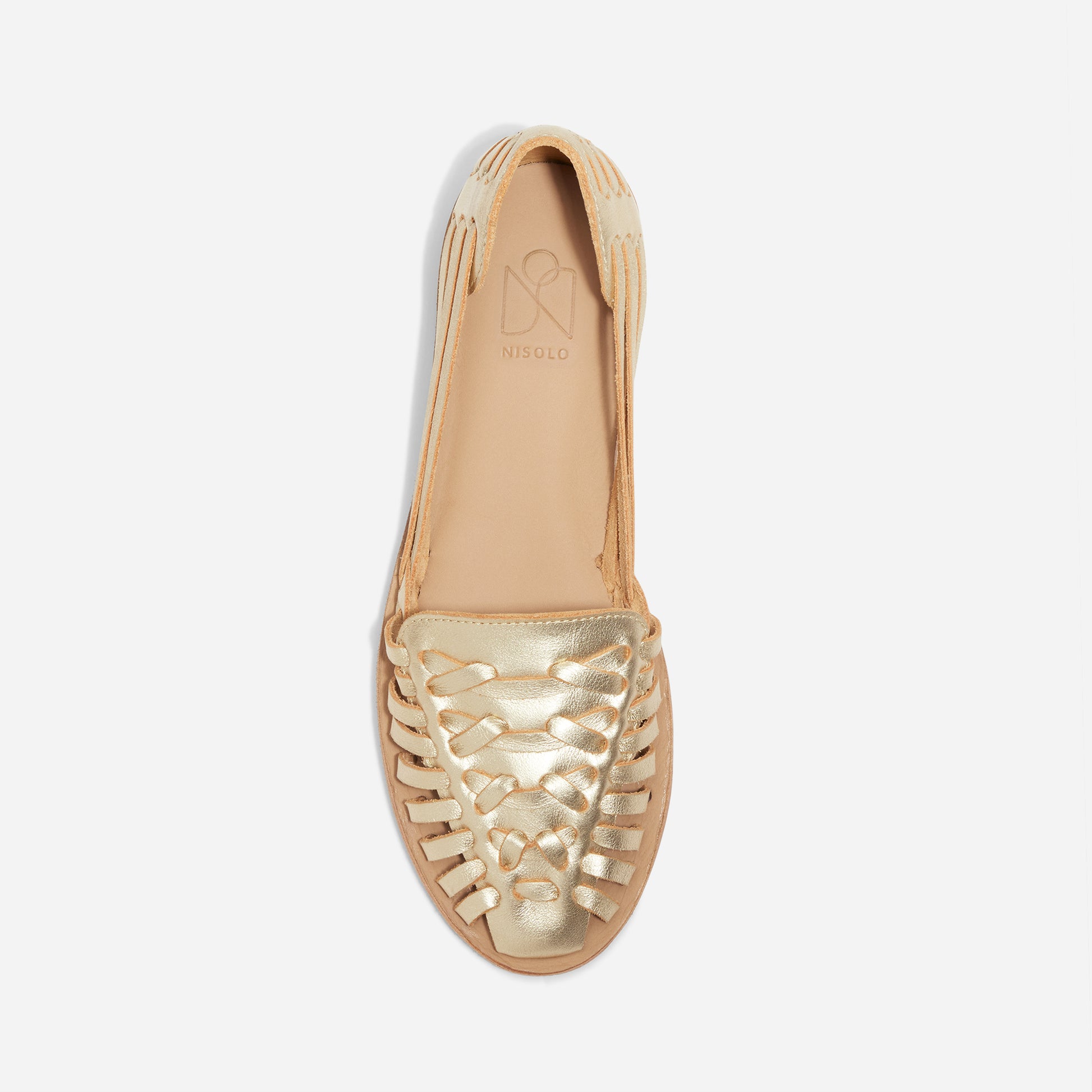 Gold Women's Huarache Sandal | Nisolo 7 Gold Women's Huarache Sandal | Nisolo 7