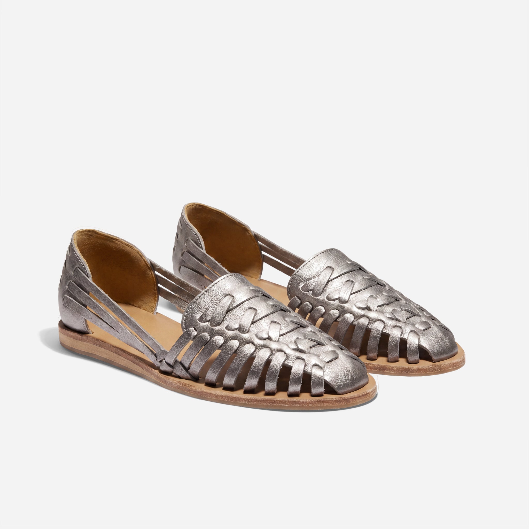 Gunmetal Women's Huarache 2.0 Sandal | Nisolo