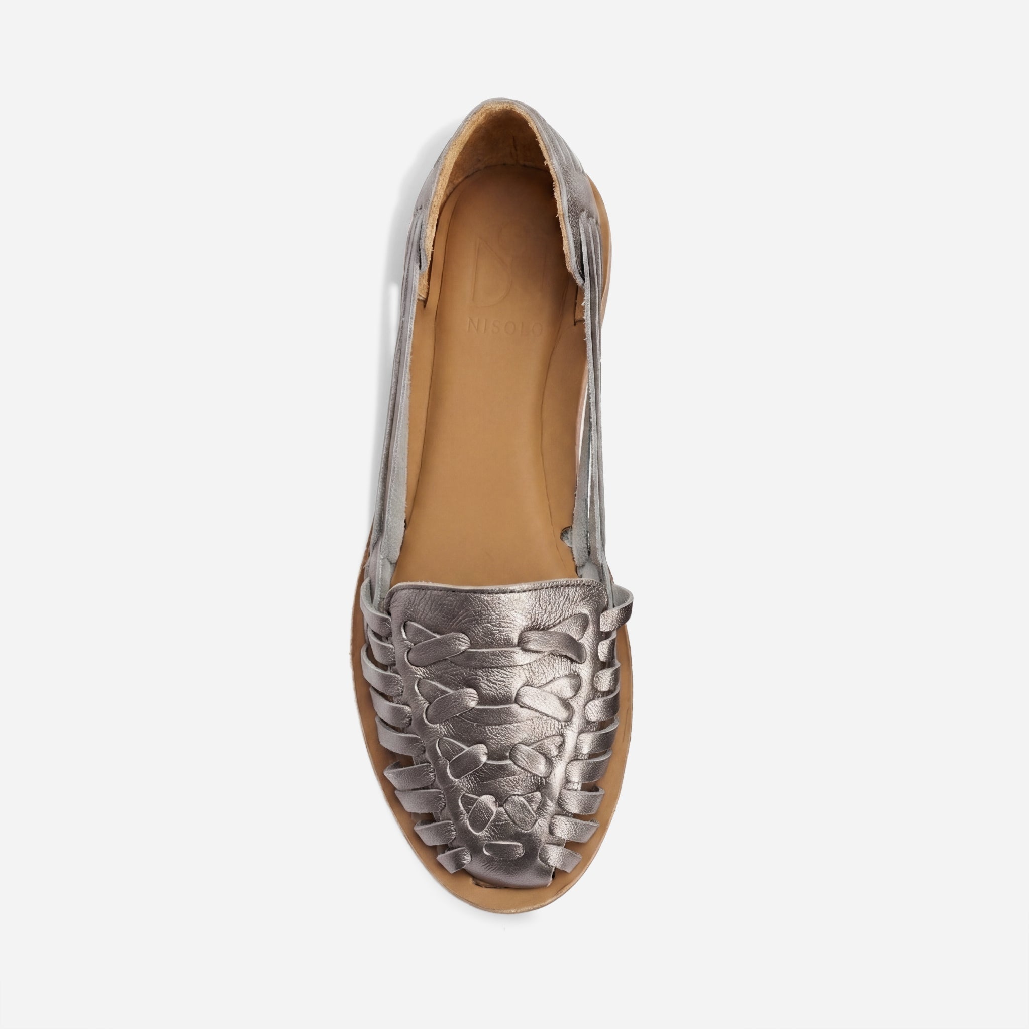 Gunmetal Women's Huarache 2.0 Sandal | Nisolo