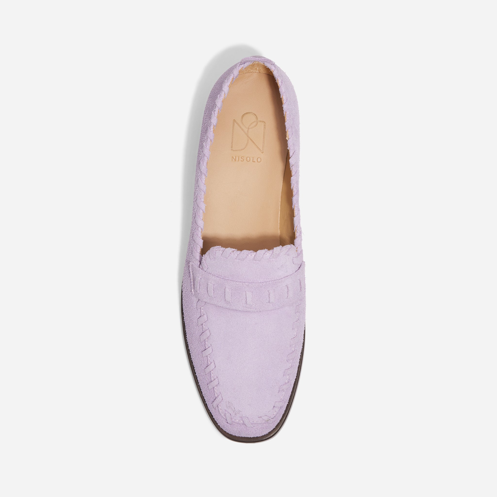 Lidia Whipstitch Loafer Lilac – Nisolo
