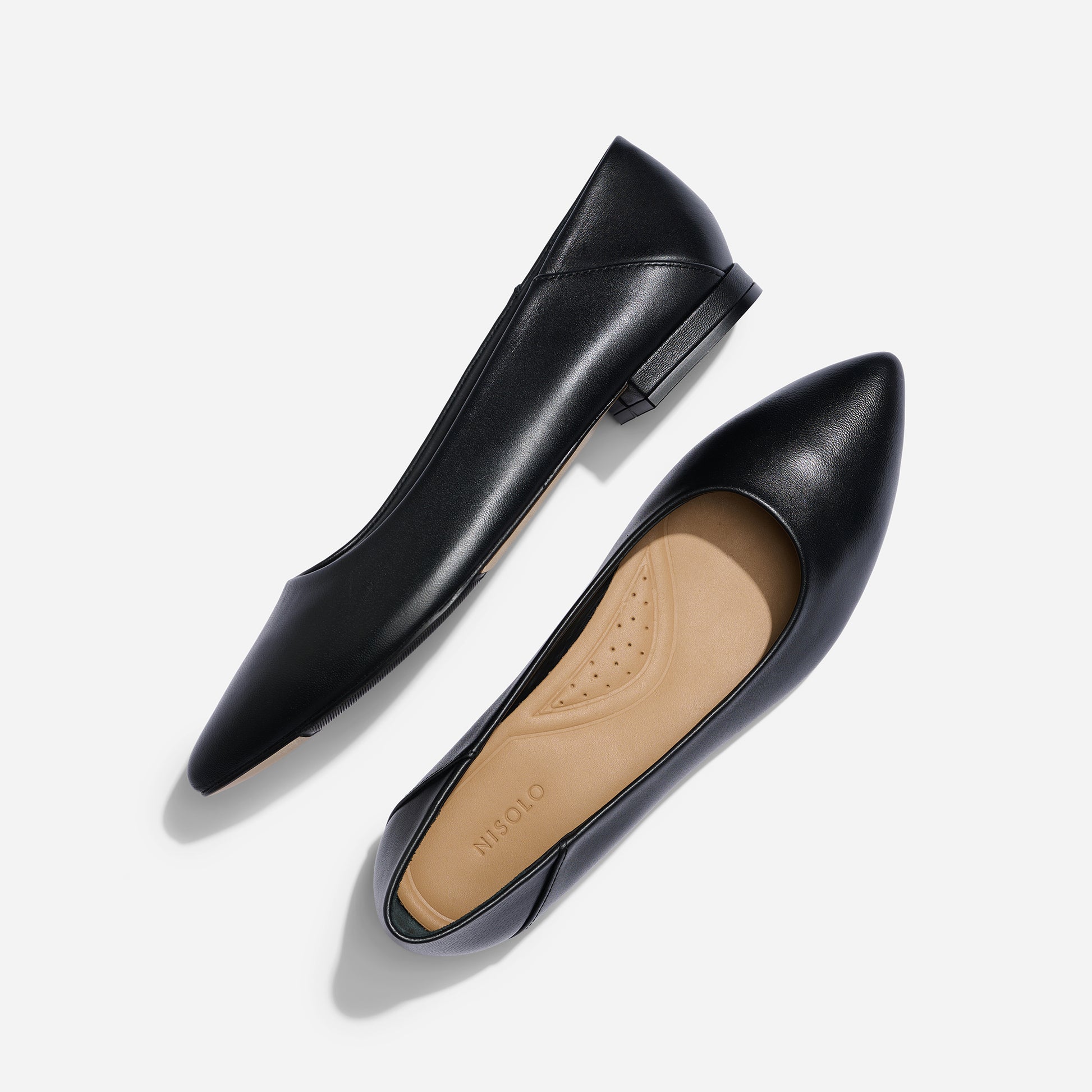 Fina Pointed Toe Flat Black 11 Fina Pointed Toe Flat Black 11