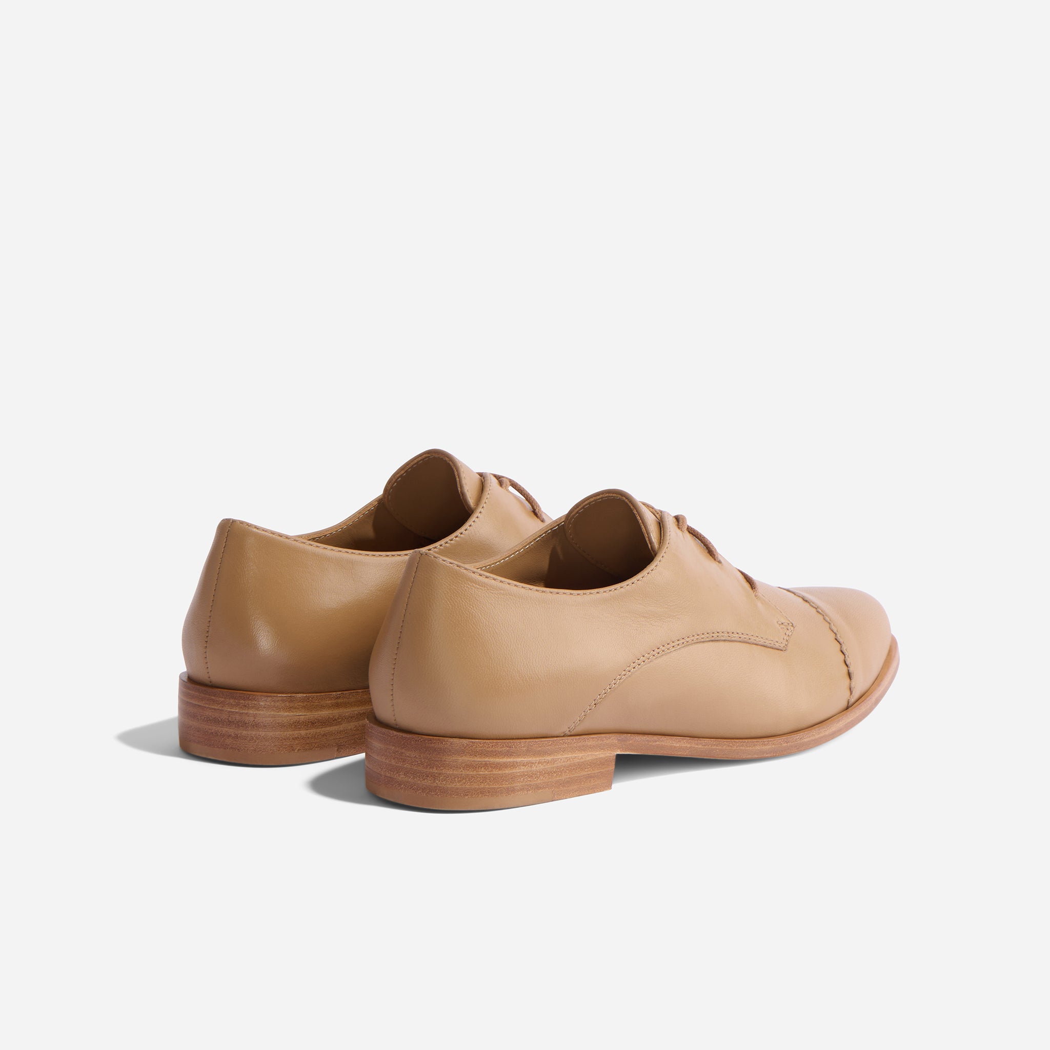 Emilia Cap Toe Oxford Almond