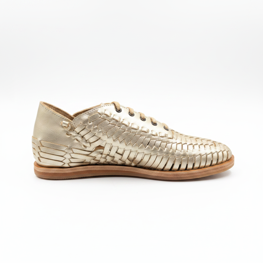 Women's Huarache Bootie Gold