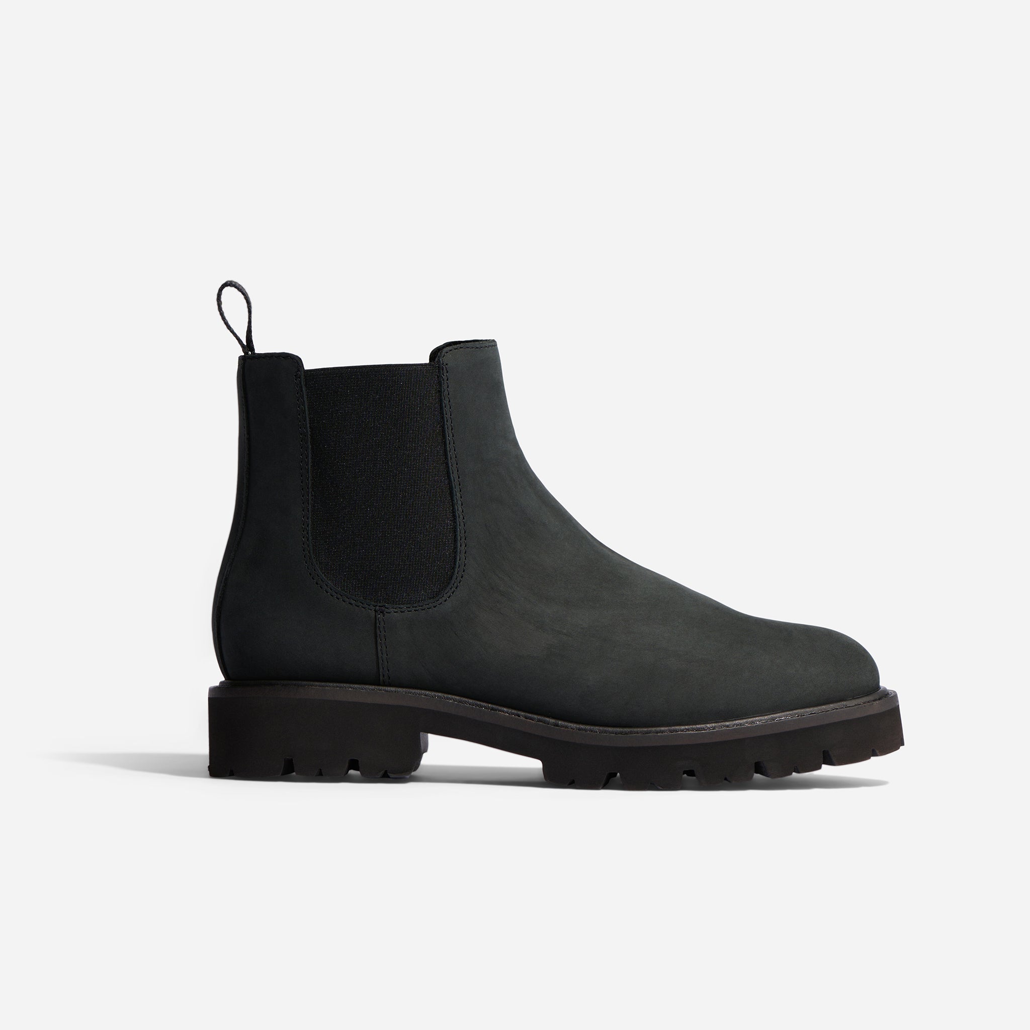 Go-To Lug Chelsea Boot Black/Black