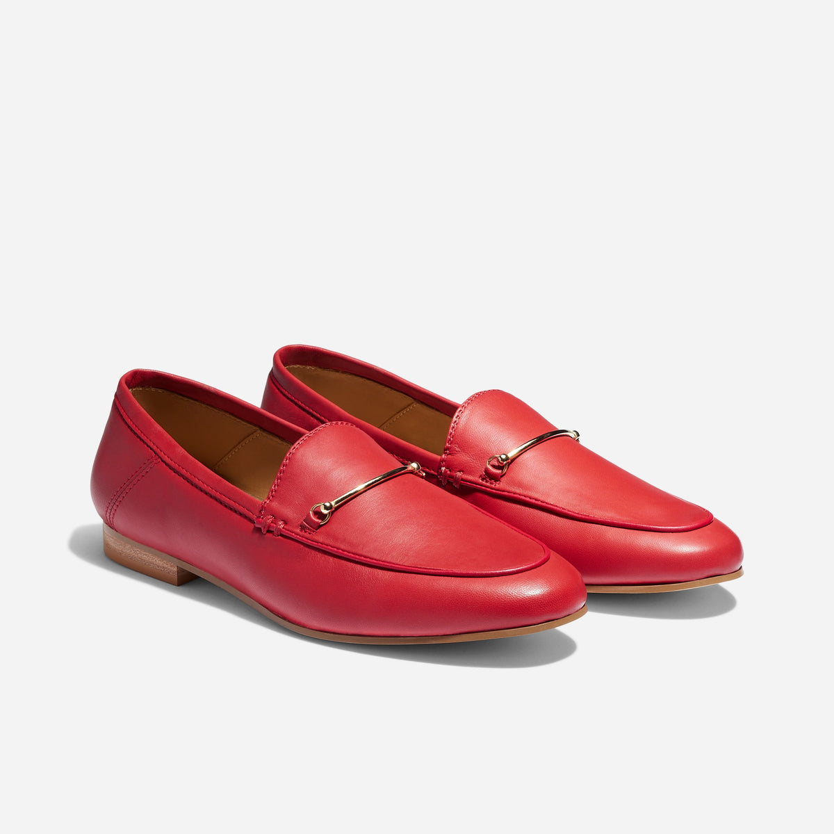 Nisolo Chestnut Brown Leather Slip-On Loafers 7.5 narrow one small scratch MF-5001-BLK_45_Pair.jpg?v=  main image 2