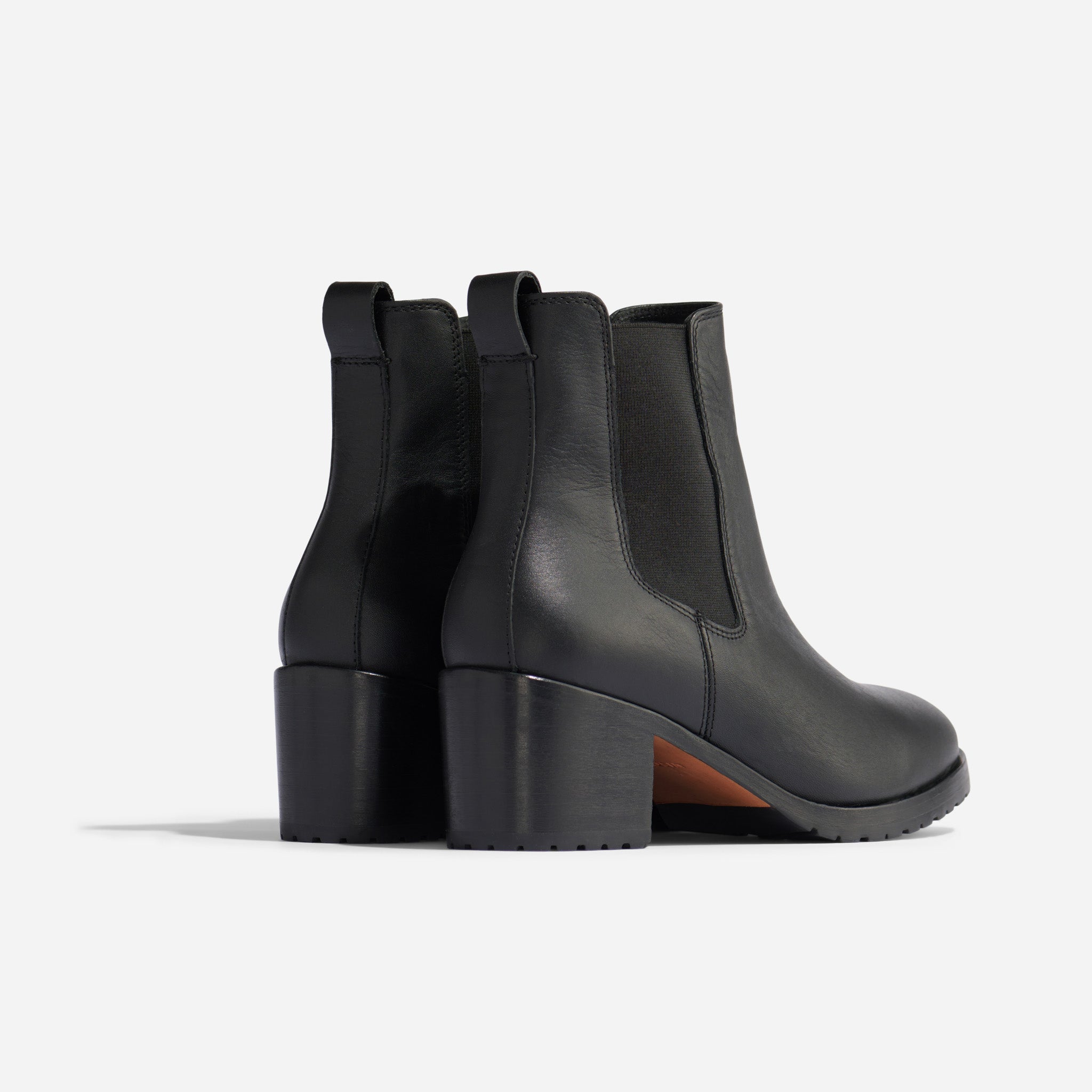 Chelsea Booties Chunky Block Heel Chelsea Boots Ana Go-To Heeled