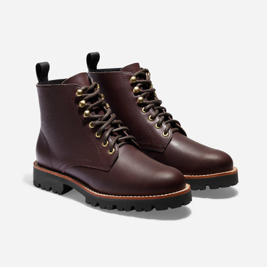 Nisolo - Go-To Lace Lug Boot Wine