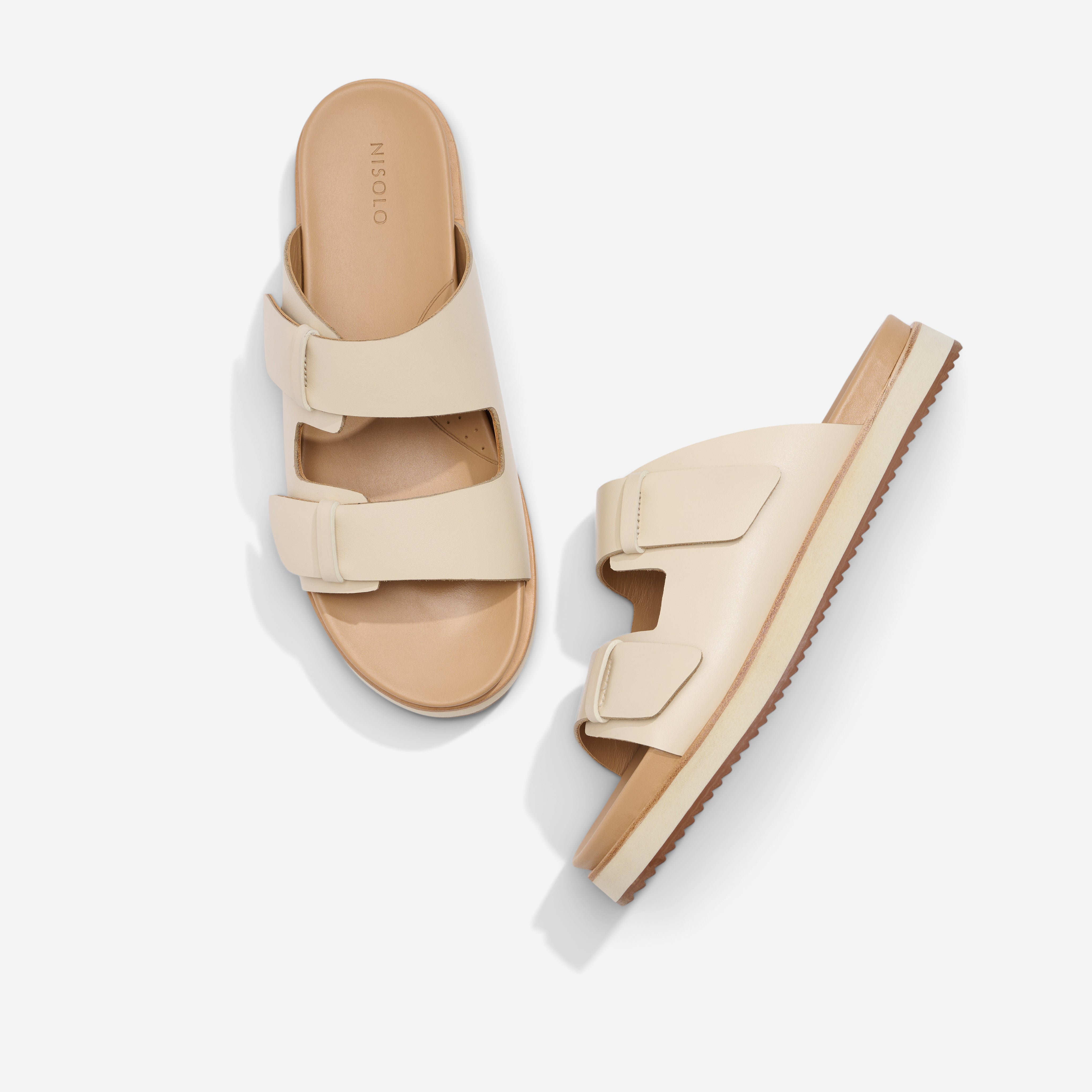 Ella Flatform Slide Bone