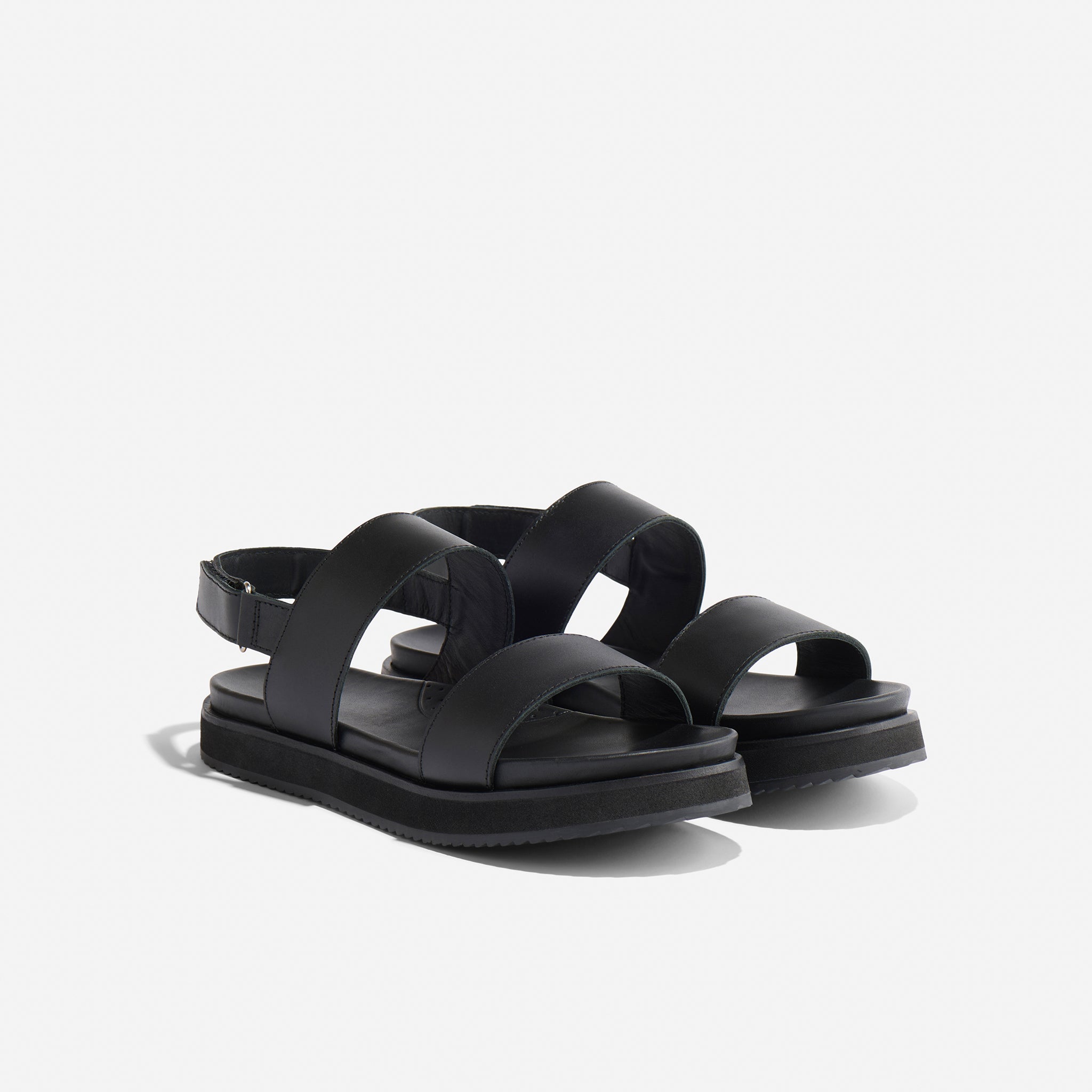 Go-To Flatform Sandal Black/Black1