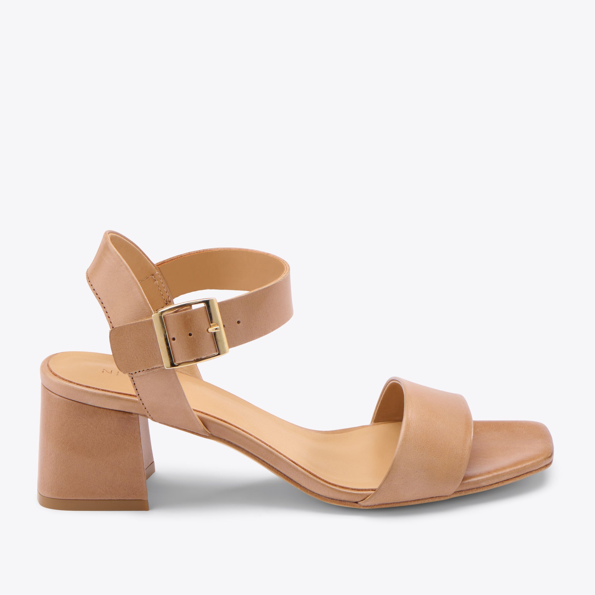 Stella Go-To Block Heel Sandal Almond