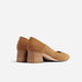 Fiorela Go-To Mid Heel Taupe-Suede Women's Leather Heel Nisolo 