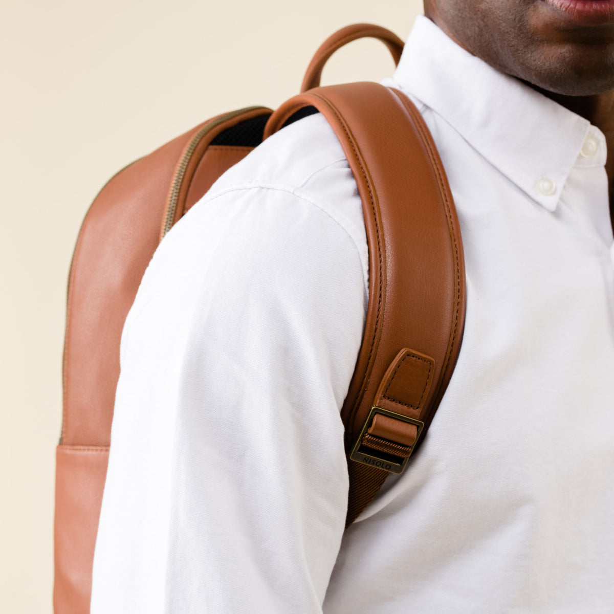 Alex Backpack Host Alex Commuter Backpack Caramel — Nisolo
