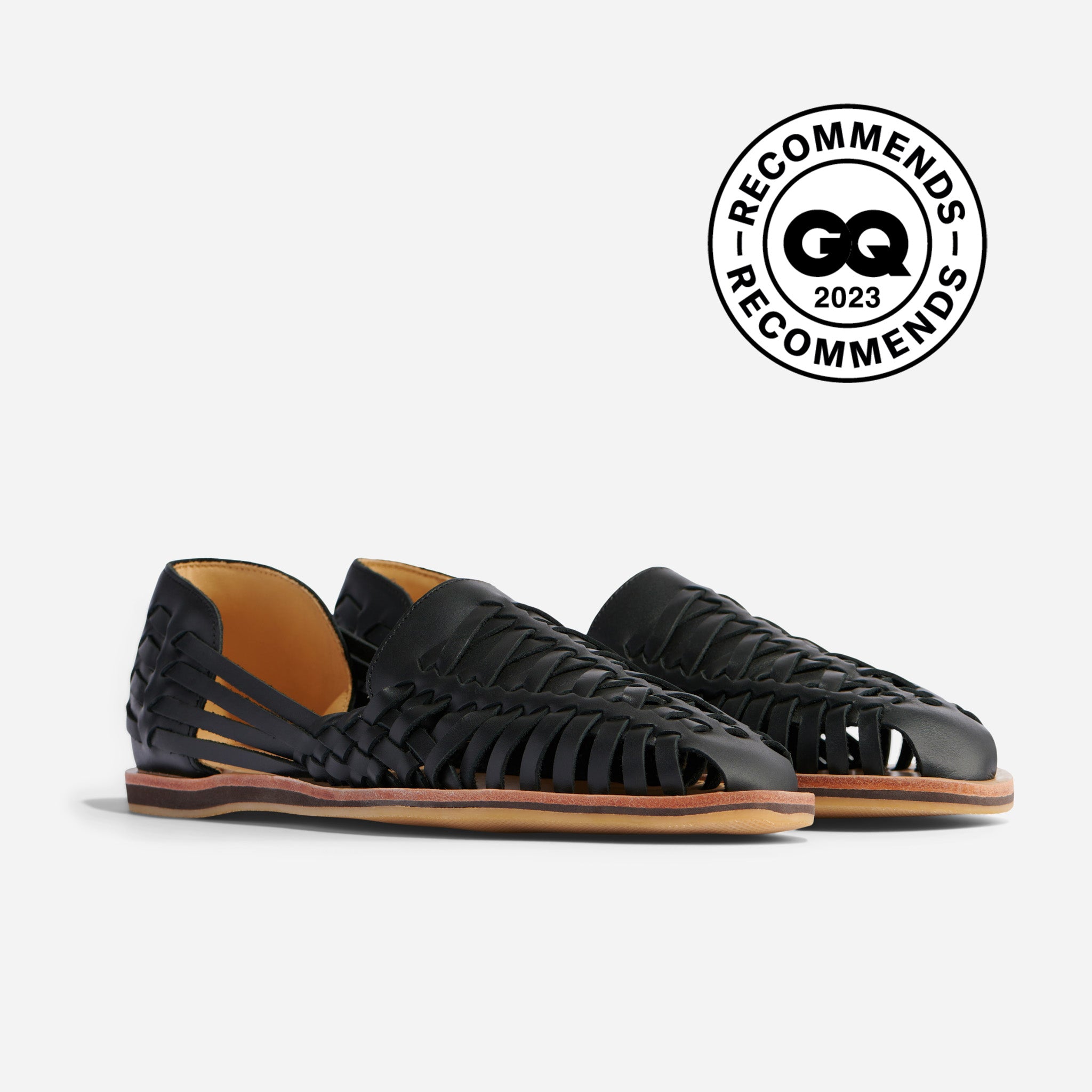 Men's Huarache Sandal Black1