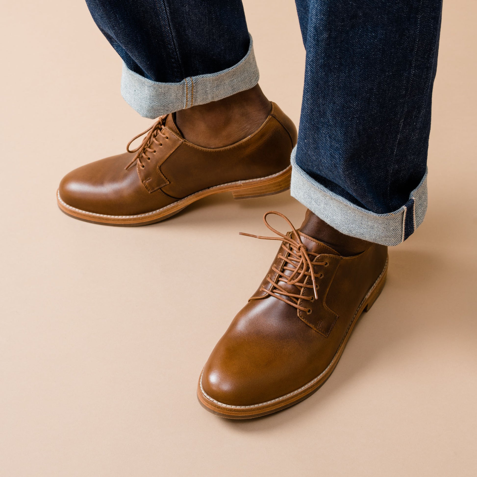 Nisolo Men's Rey Everyday Derby Brown, Size 9 Nisolo Men's Rey Everyday Derby Brown, Size 9