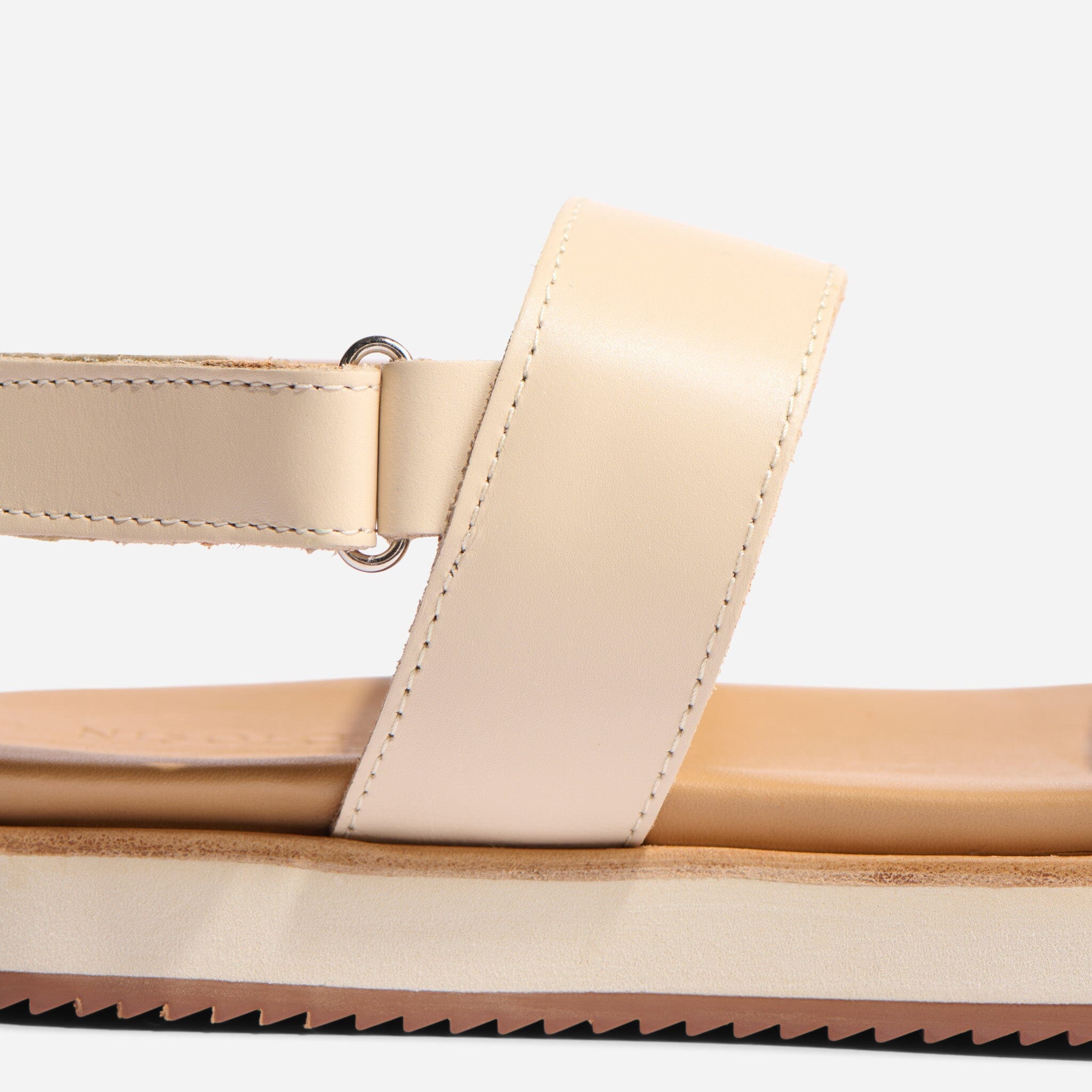 Go-To Flatform Sandal Bone Women's Leather Sandal Nisolo 