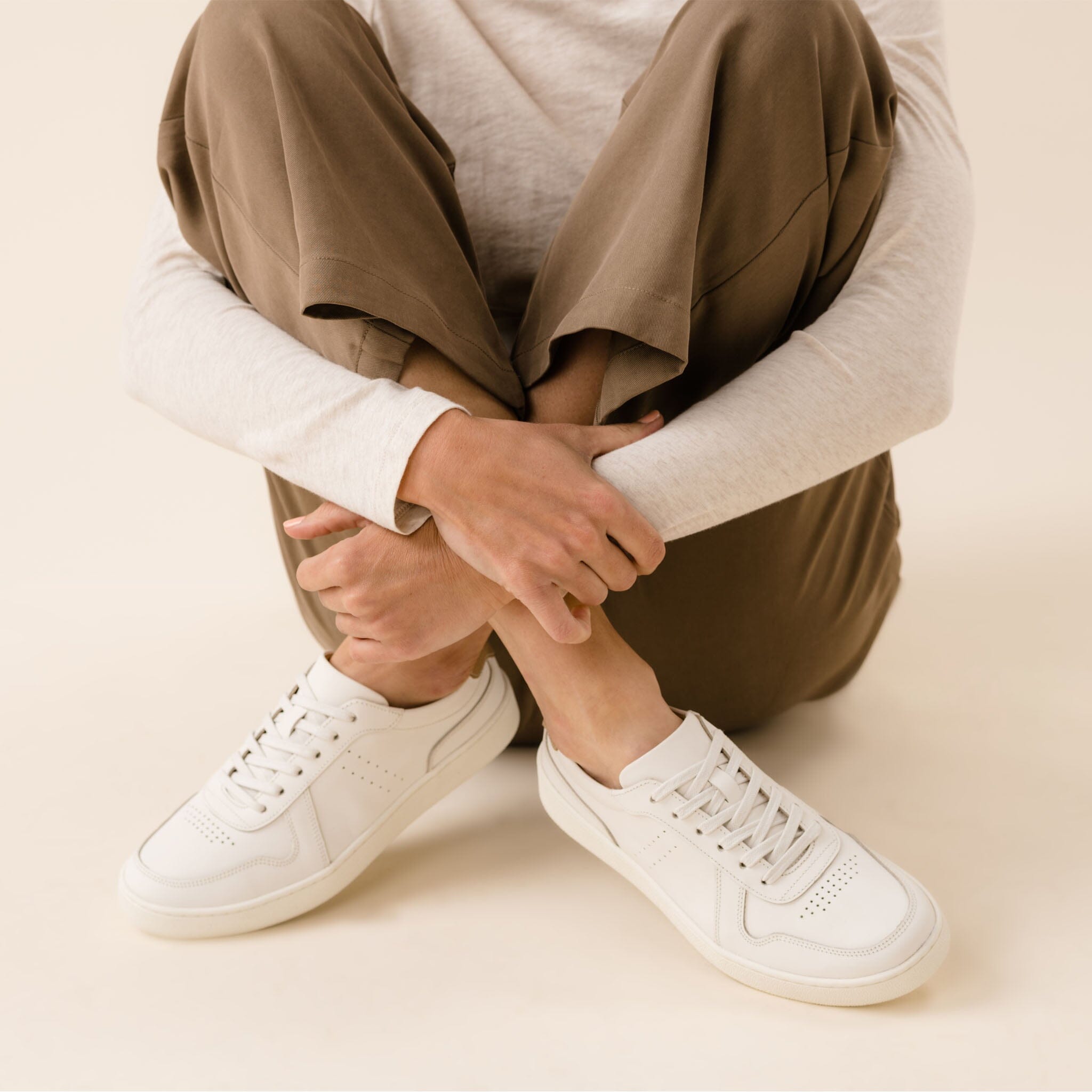Bria Go-To Court Sneaker White Nisolo 