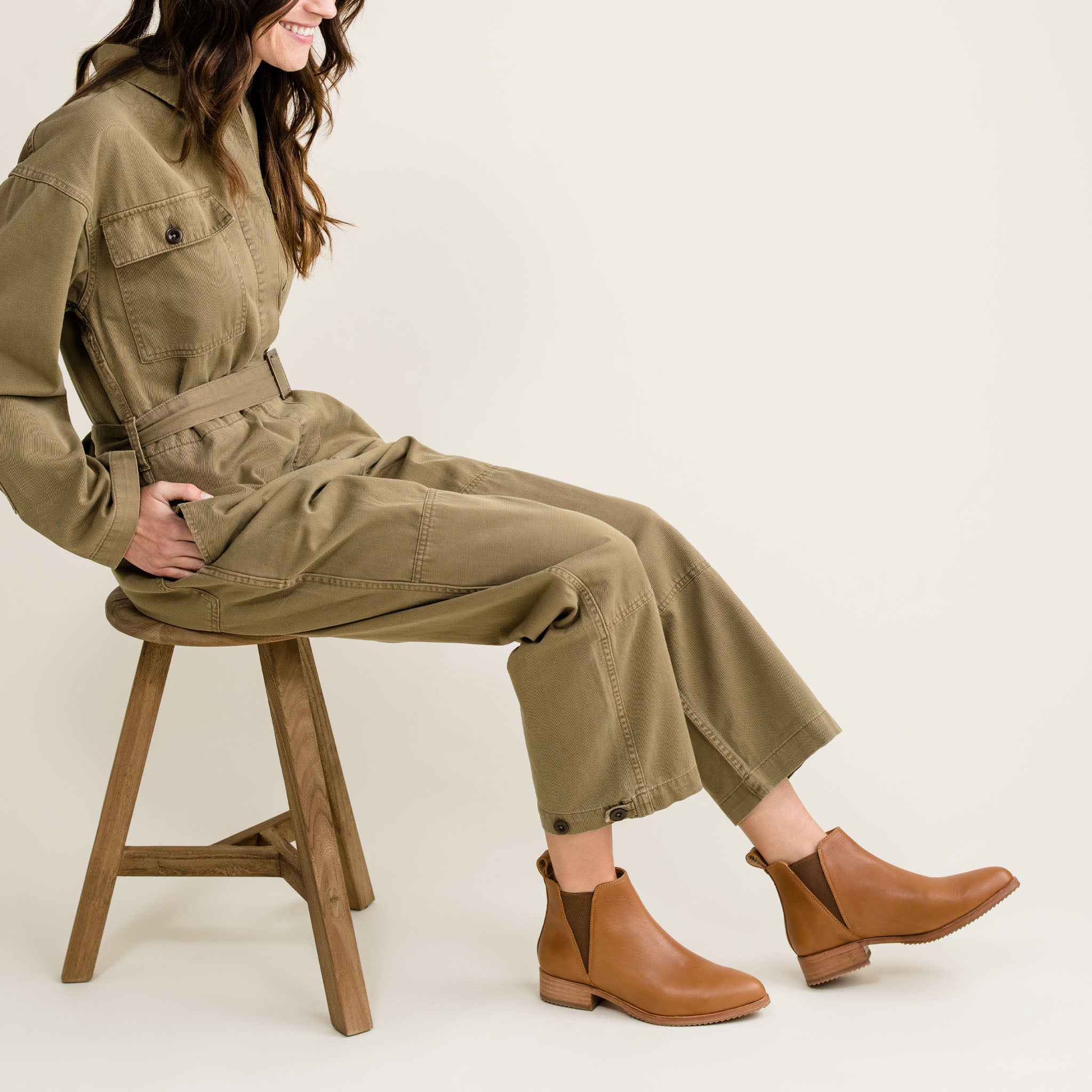 Eva Everyday Chelsea Boot Nutmeg