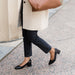 Fiorela Go-To Mid Heel Black Women's Leather Heel Nisolo 