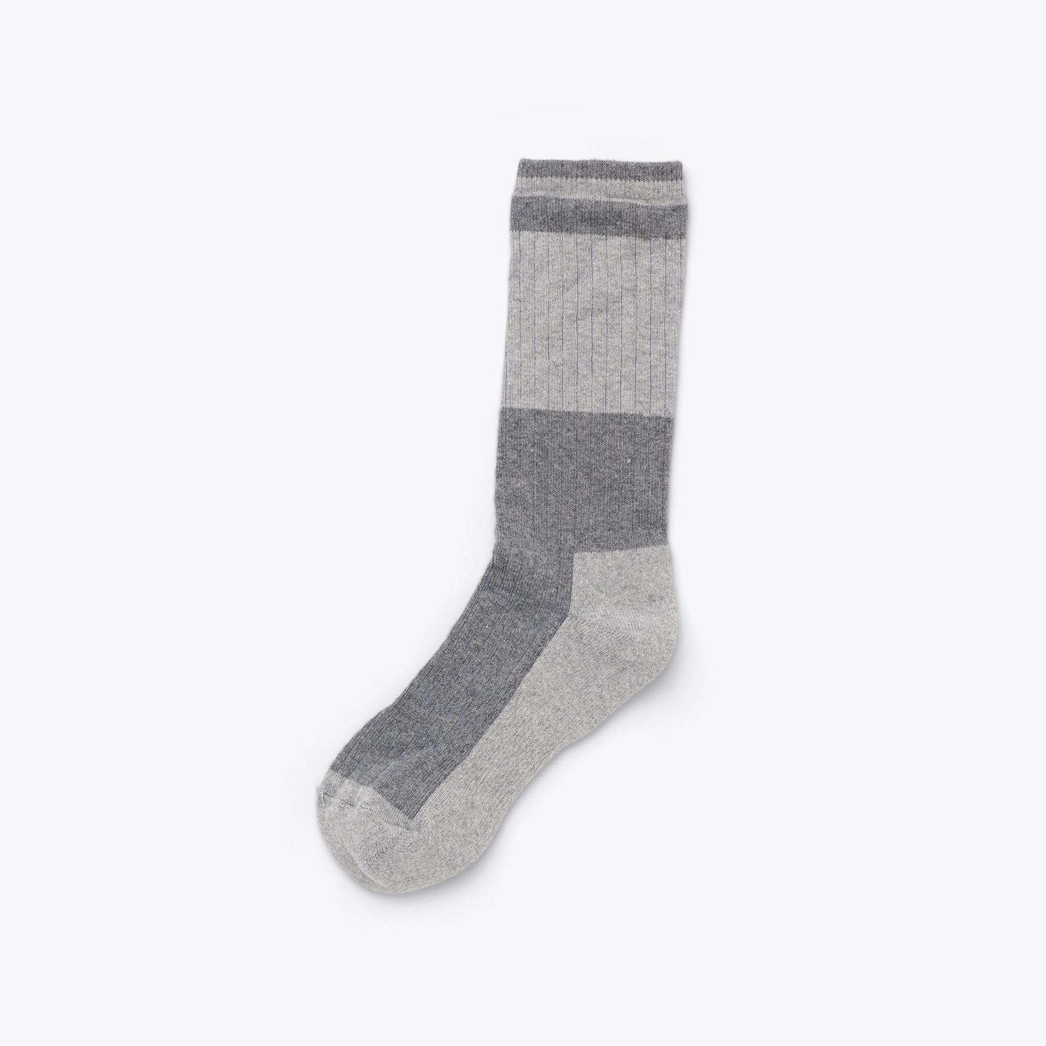 Product Image 1 of the Cotton Crew Sock Charcoal/Grey Socks Nisolo 